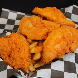 4 Hot Chicken Tenders + Fries