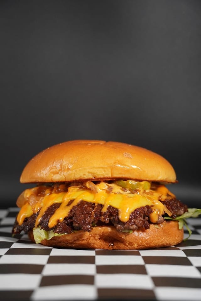 Slaw Classic Burger.