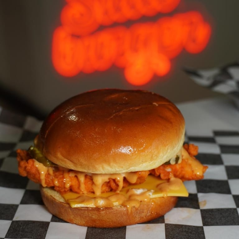 Hot Chicken Sandwich Delight